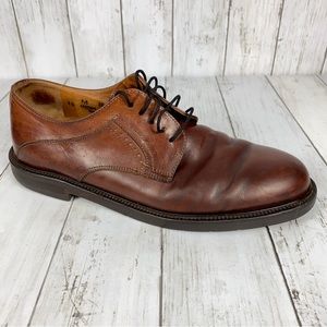 Johnston & Murphy Passport Mens Oxfords Size 10 Brown Leather 20-1350 Shoes